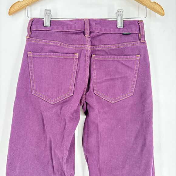 Pacsun Women 22 Purple Low Rise Straight Leg Jeans Button Fly Button - Picture 3 of 9